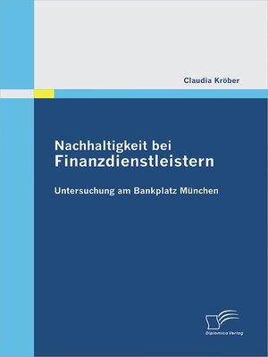 cover image of Nachhaltigkeit bei Finanzdienstleistern